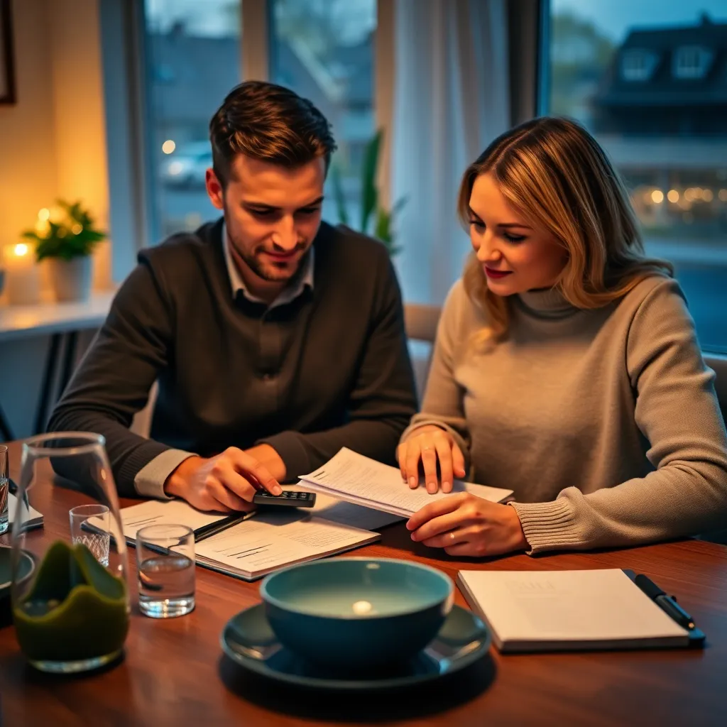 Stel dat samen aan tafel hun budget verdeelt volgens de 50/30/20-regel