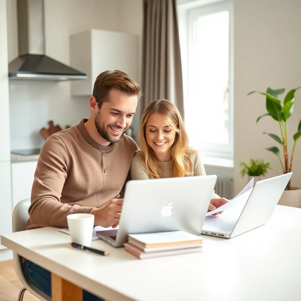 Stel ondertekent samenlevingscontract bij notaris