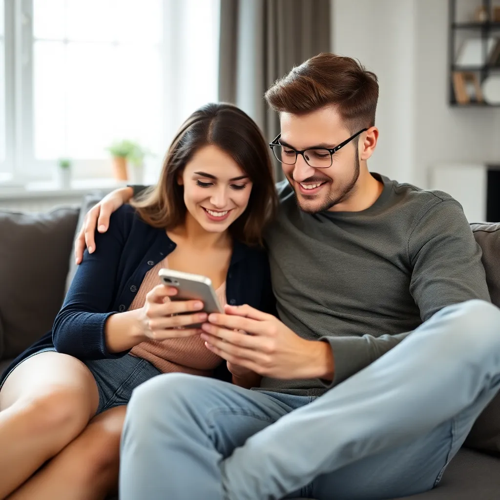 Nederlands stel dat in alle rust aan de keukentafel een financieel gesprek voert